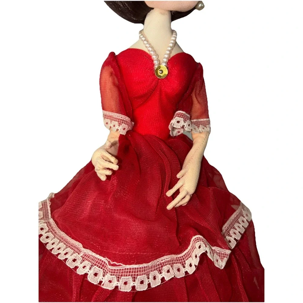 Vintage‎ Big Eye Doll 1970's Southern Belle Red 11
